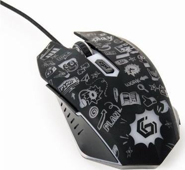 Maus Gembird MUS-6B-GRAFIX-01, i zi