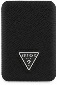 Karikues portativ Guess MagSafe PU Grained Triangle Logo, 5000mAh, i zi