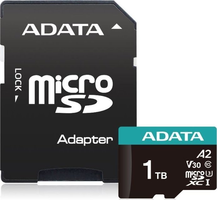 Kartë memorie ADATA Premier Pro microSDXC, 1TB, Class 10 UHS-I U3 A2 V30