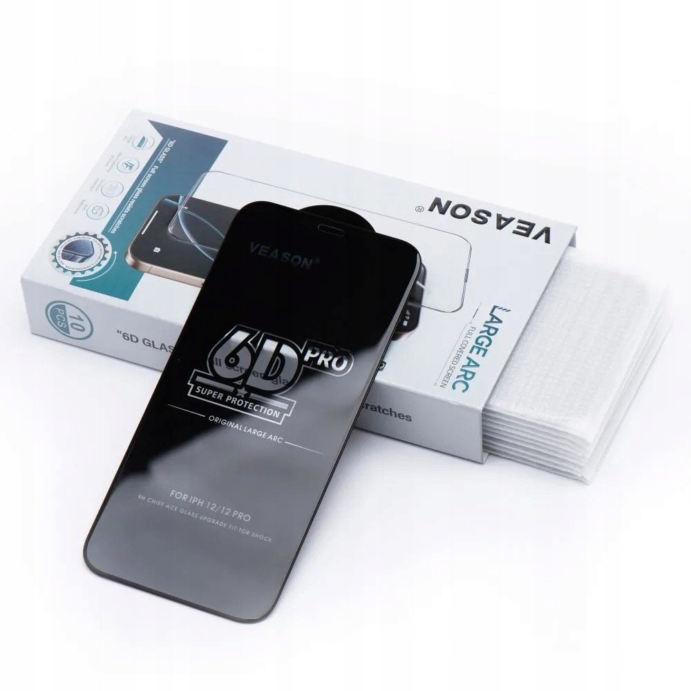 Xham mbrojtës Veason 6D Pro, për Samsung Galaxy S24 Ultra, set 10 copë, i zi
