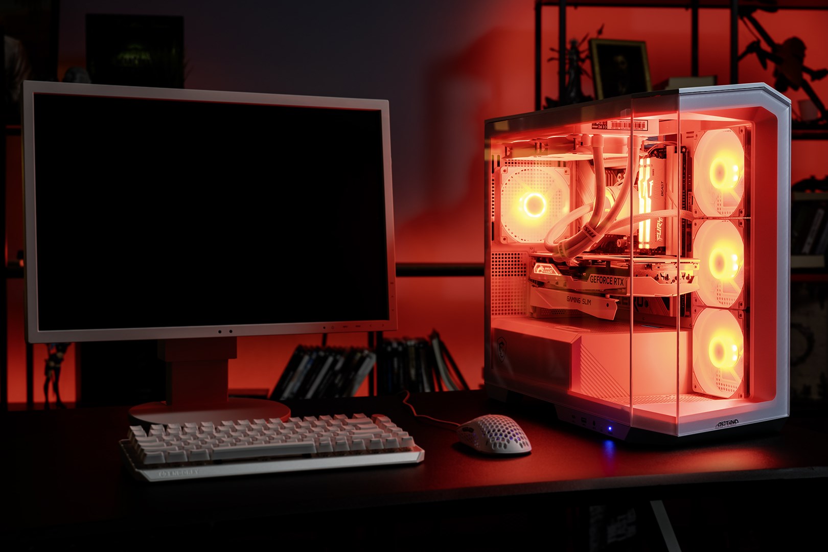 Kompjuter Actina AMD Ryzen 7 7800X3D, 32GB DDR5, 1TB SSD, RTX 4070 Ti Super, i bardhë