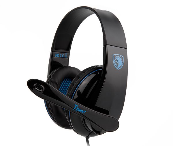 Kufje gaming Sades Tpower SA-701, stereo, me mikrofon, të zeza