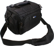 Çantë shpatulle për aparat Camrock Beeg X50, ndarje të rregullueshme, rezistente ndaj ujit, e zezë