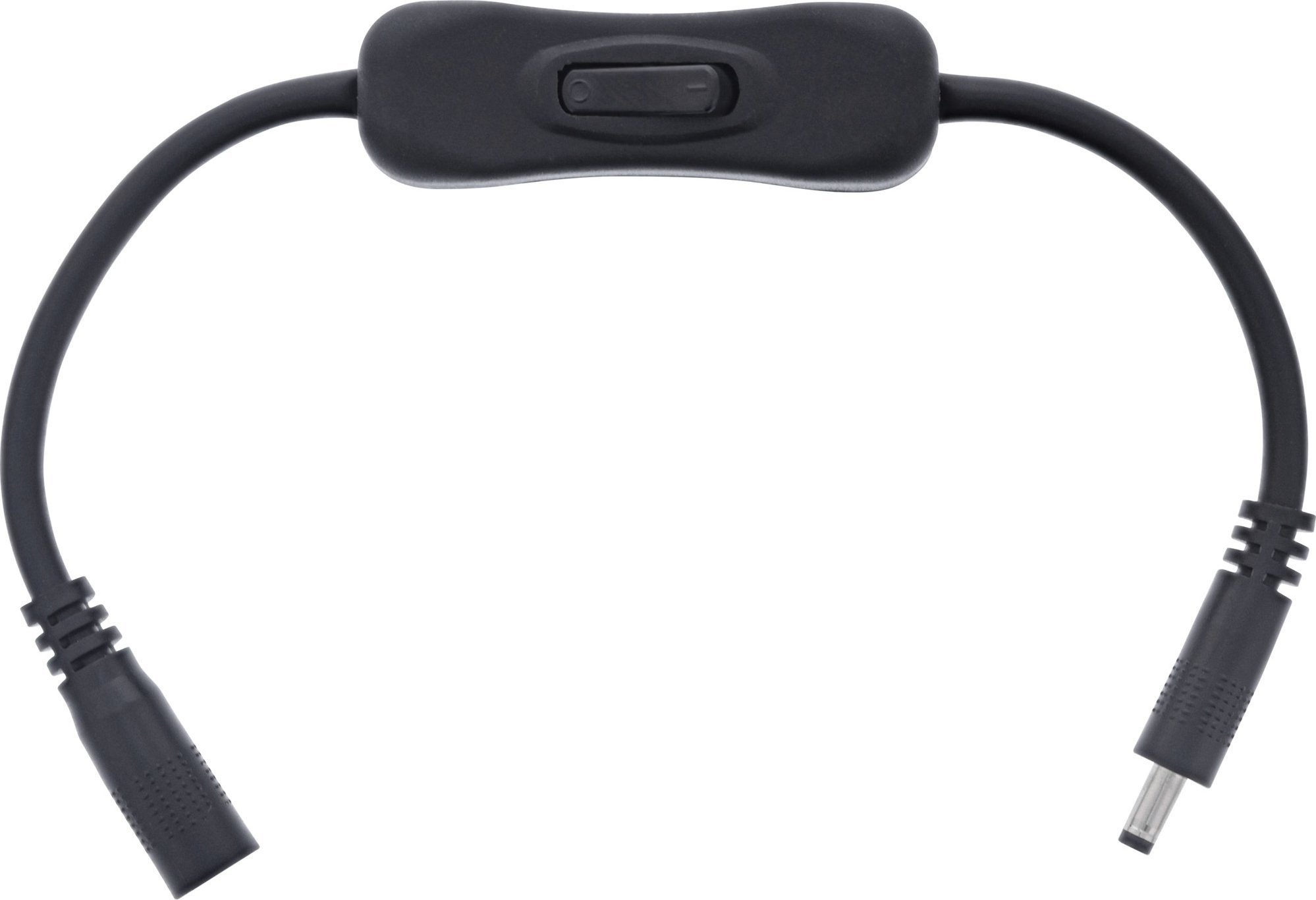 Kabllo DC InLine me çelës, prizë 3.5x1.35mm, AWG 18, 0.20m, e zezë