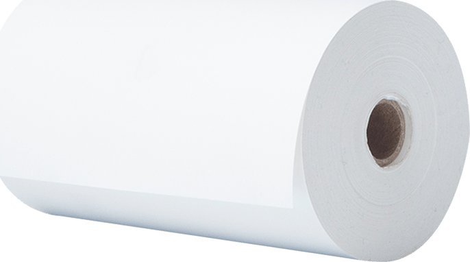 Letër termike Brother BDL-7J000102-058, 101.6 mm, jo ngjitëse, e bardhë