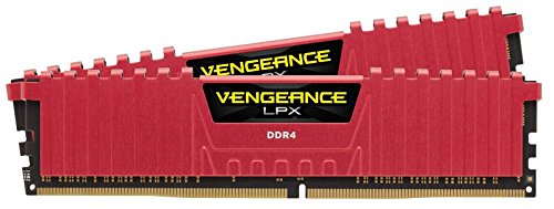 RAM desktop Corsair Vengeance LPX CMK8GX4M1A2666C16R, 8GB DDR4 2666MHz, XMP 2.0, i kuq