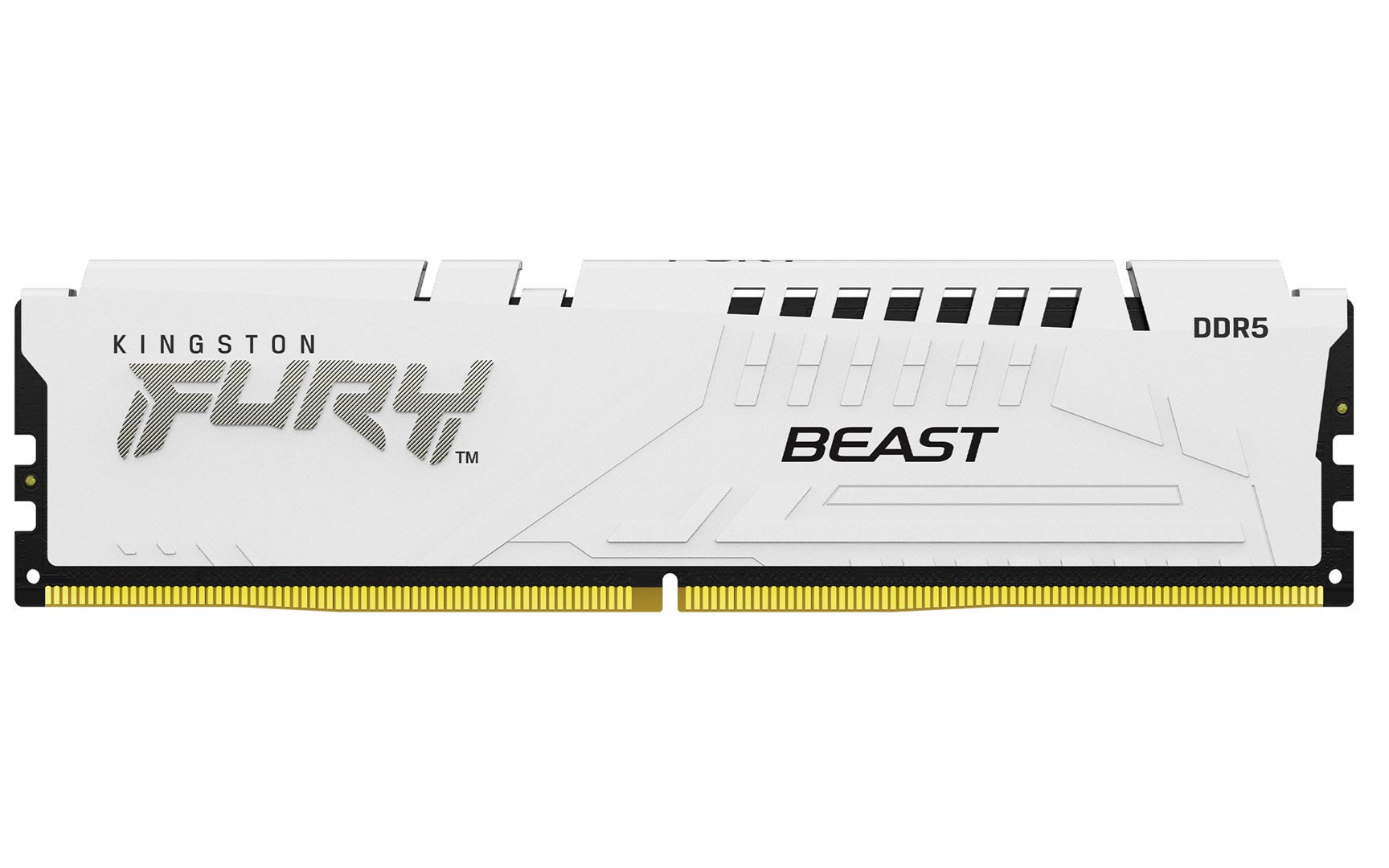 Memorie Kingston Fury Beast, 32GB (2x16GB), DDR5, 5200MT/s, CL40, e bardhë