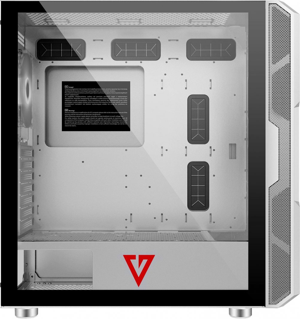 Kasë Modecom Volcano Amirani, e bardhë, Midi Tower