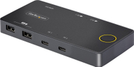 KVM switch StarTech 2 porta, USB C, HDMI 4K 60Hz, Power Delivery 100W
