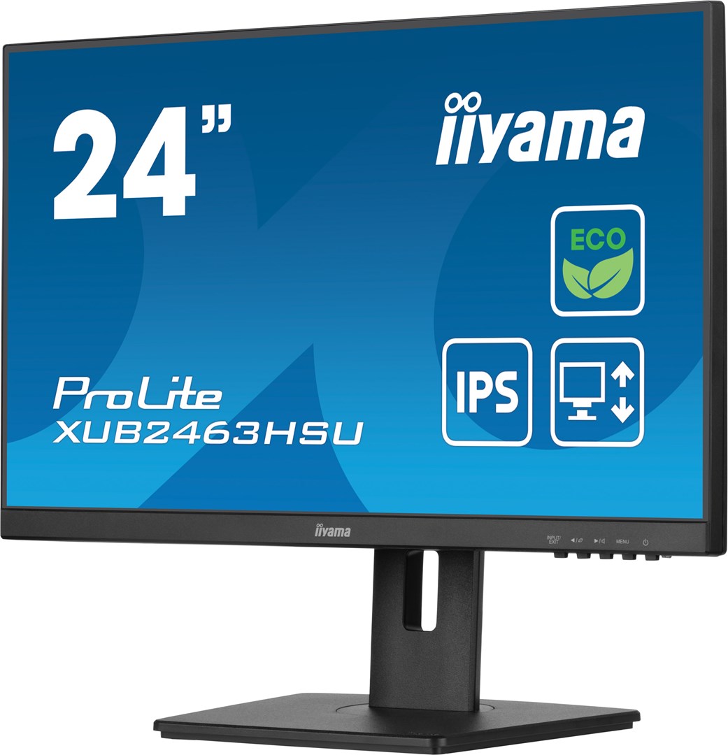 Монитор iiyama ProLite XUB2463HSU-B1, 24", 1920 x 1080, 100 Hz, i zi