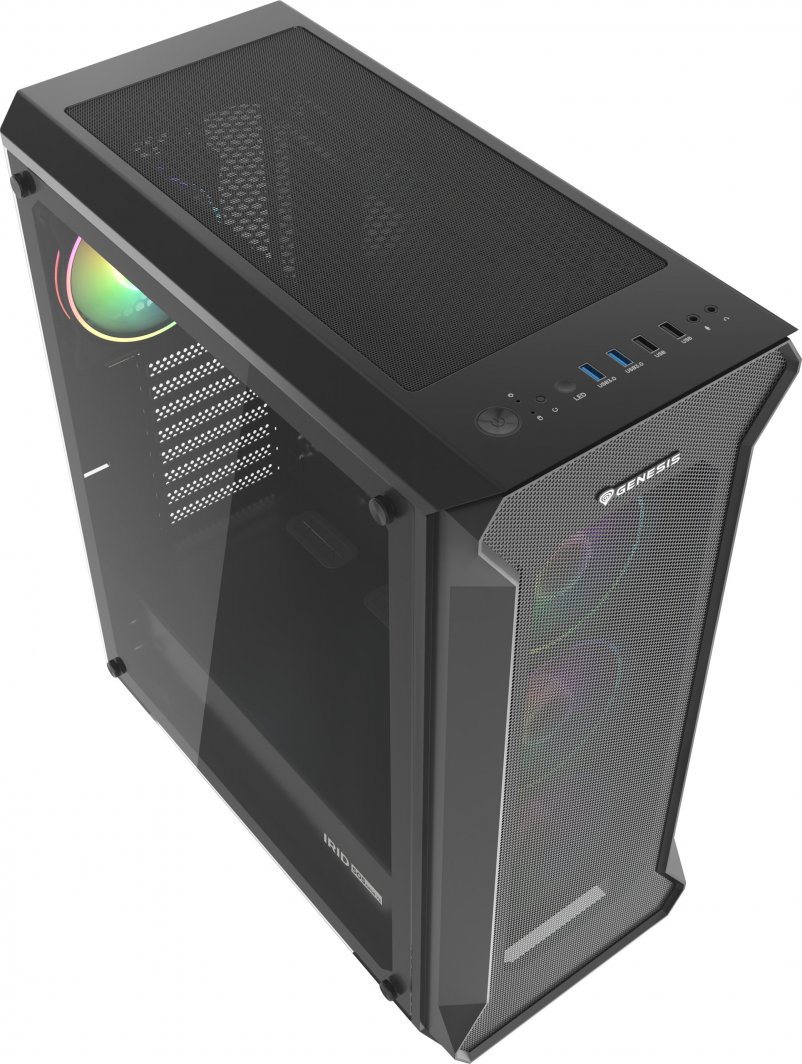 Kasë Genesis IRID 505 ARGB V2, Midi Tower