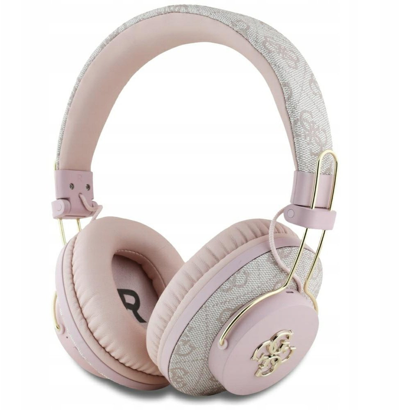 Kufje Bluetooth Guess GUBHS72P4FC4MP, on ear, ENC, rozë