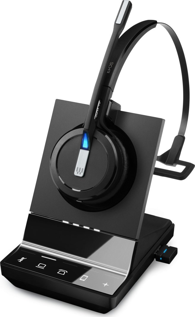 Kufje wireless EPOS IMPACT SDW 5016, DECT, bazë me lidhje triple, e zezë