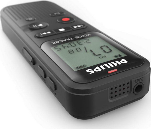 Regjistrues zëri Philips DVT1160, i zi