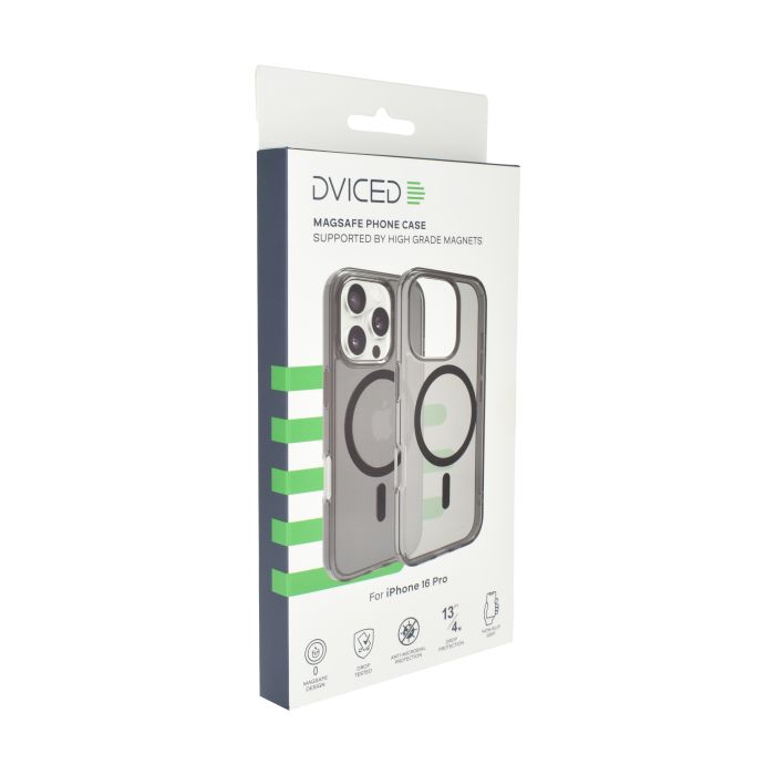 Dviced MagSafe iPhone 16 Pro Smoke Case, Black