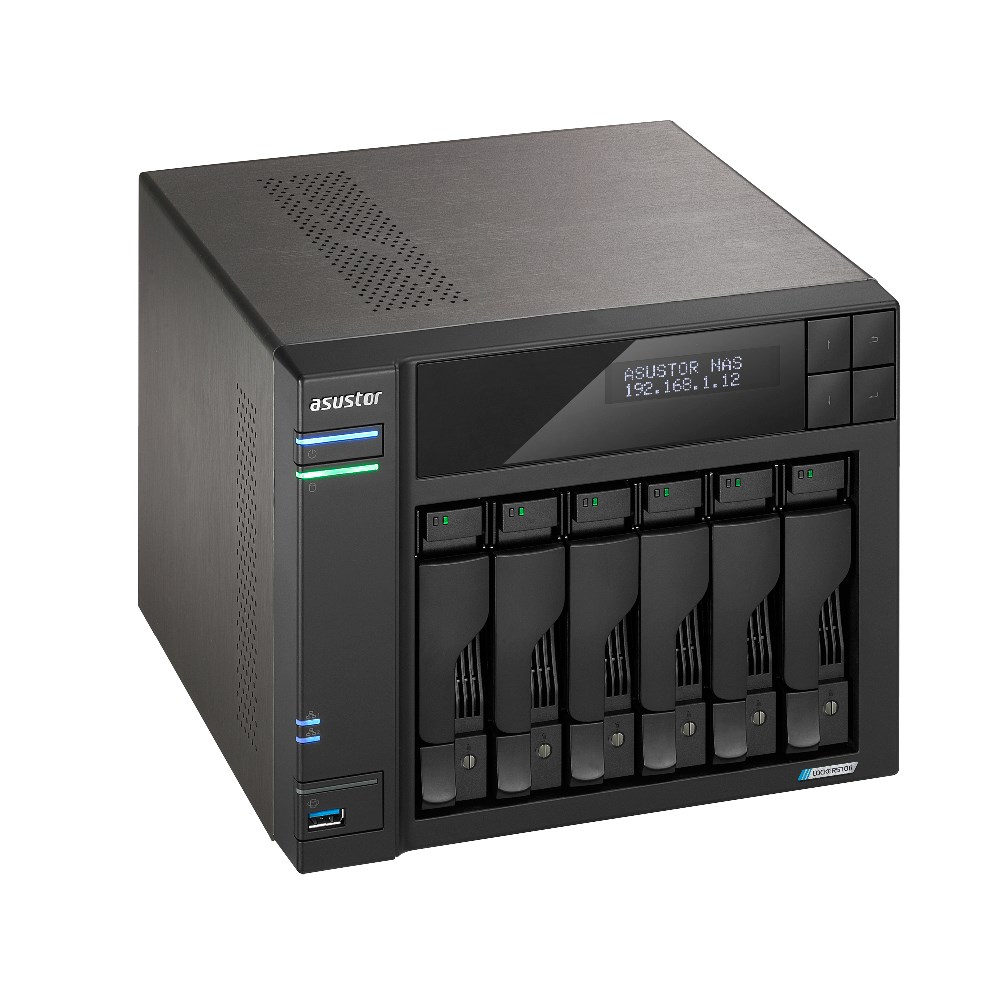 Server Asustor LOCKERSTOR 6 NAS, Intel Celeron N5105 8 GB DDR4 HDD ADM, i zi