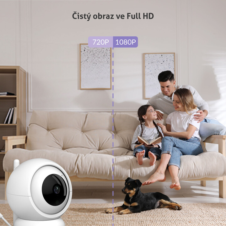 [OUTLET] Kamerë për bebe TrueLife NannyCam R3 Smart, e bardhë