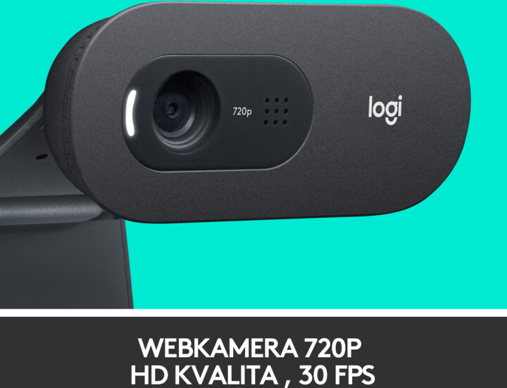 Ueb kamerë Logitech C505, e zezë