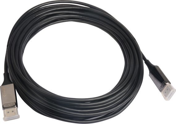 Kabllo DisplayPort TECHly ICOC-DSP-HY-020, 20m, 8K, e zezë