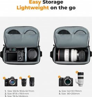 Çantë shpatulle për kamerë K&F Concept Urban Wander 05, 5L, poliester, blu e errët