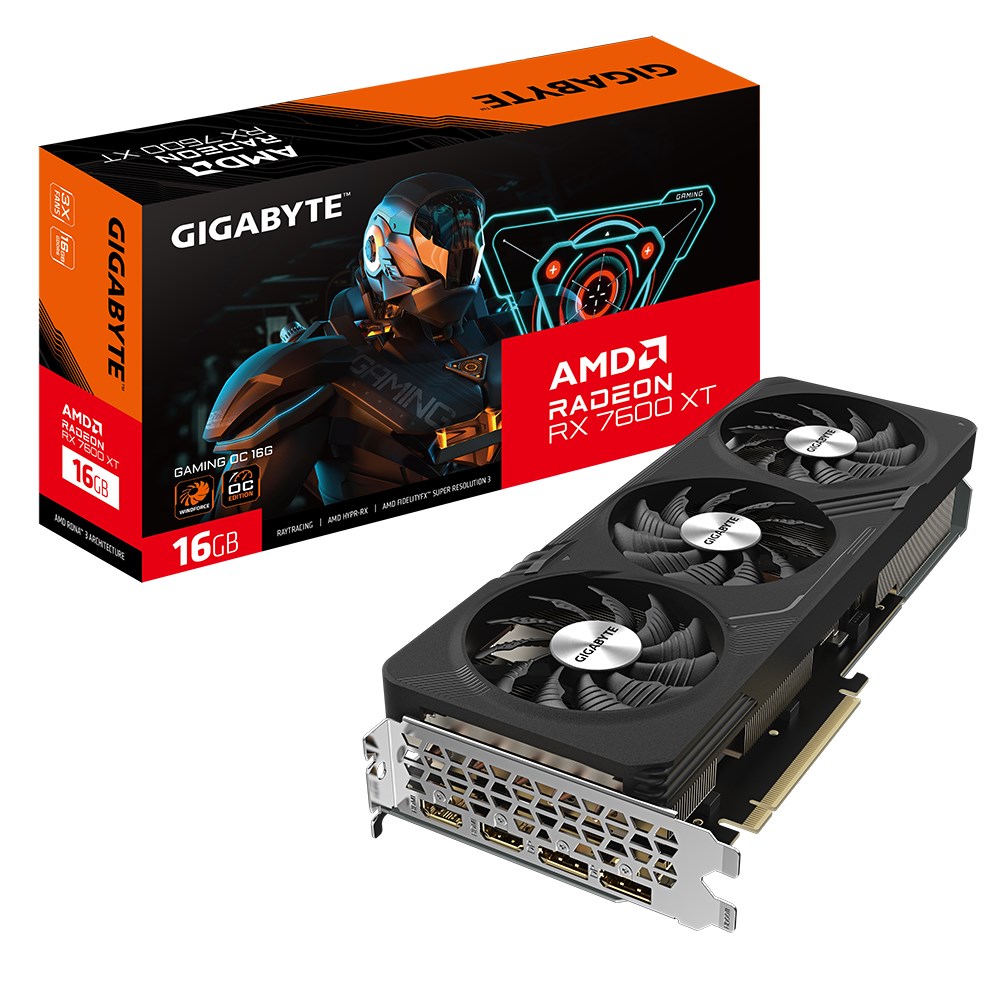 Kartelë grafike Gigabyte Radeon RX 7600 XT Gaming OC 16GB GDDR6