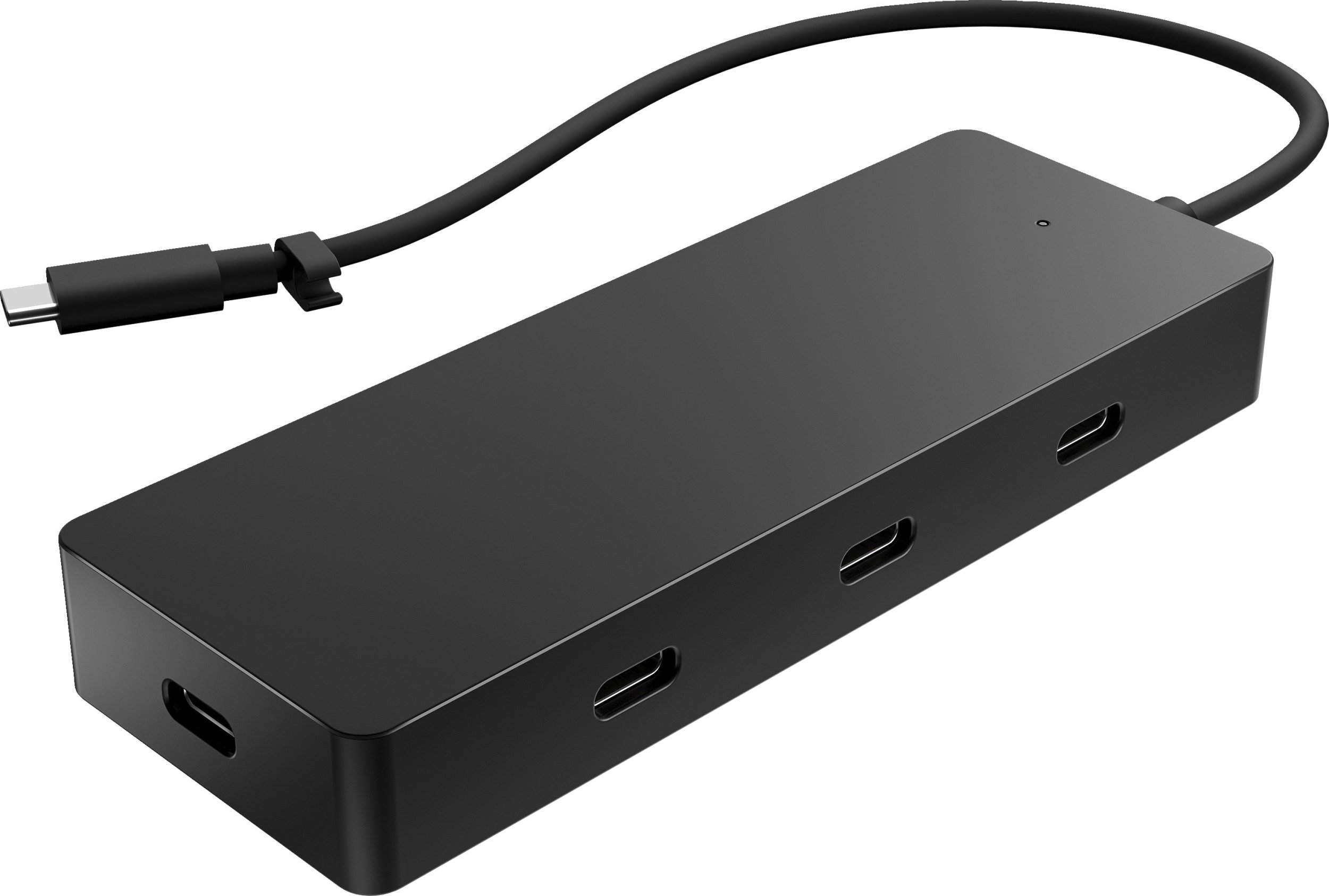 Hub USB C HP 4K Multiport, mbështetje video 4K, portë karikimi, gri