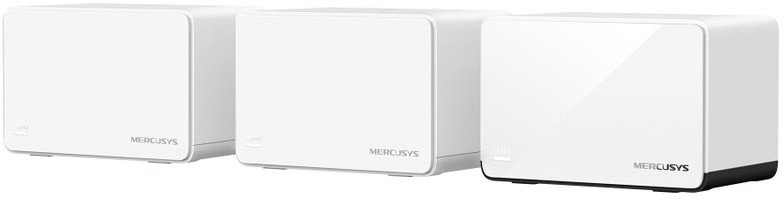 Ruter mesh Mercusys Halo H85X, Wi-Fi 6, dual band, set 3 copë, i bardhë