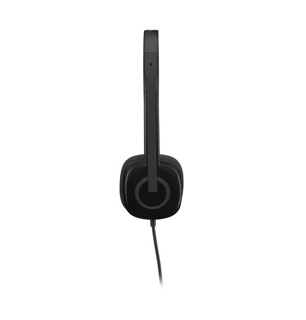 Kufje Logitech H151, me kabllo, të zeza