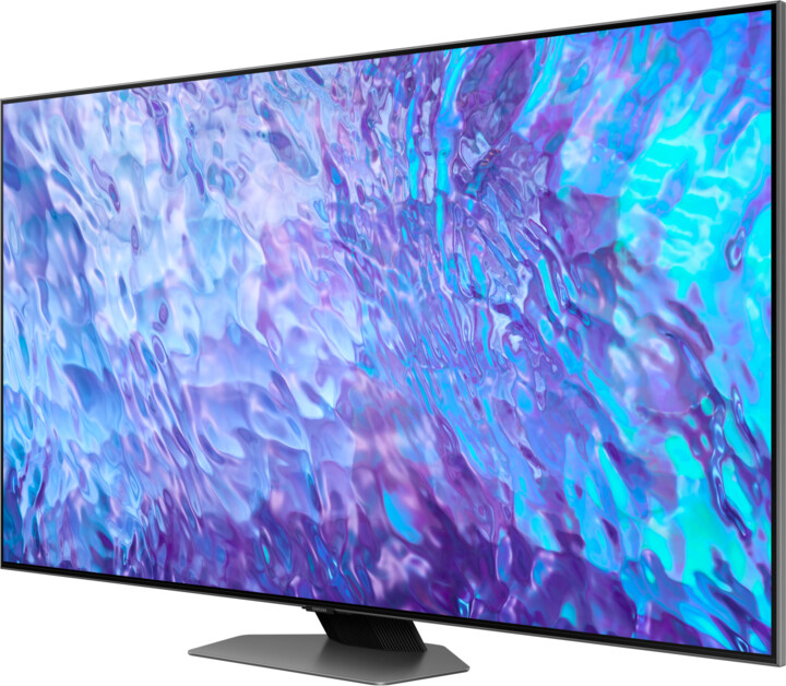 Televizor Samsung QE55Q80C, 55" (138cm), 4K UHD, i argjendtë