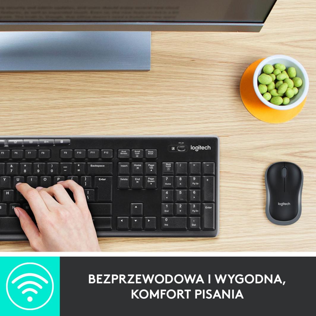 Tastierë dhe maus Logitech MK270 (920-004508), EN, e zezë