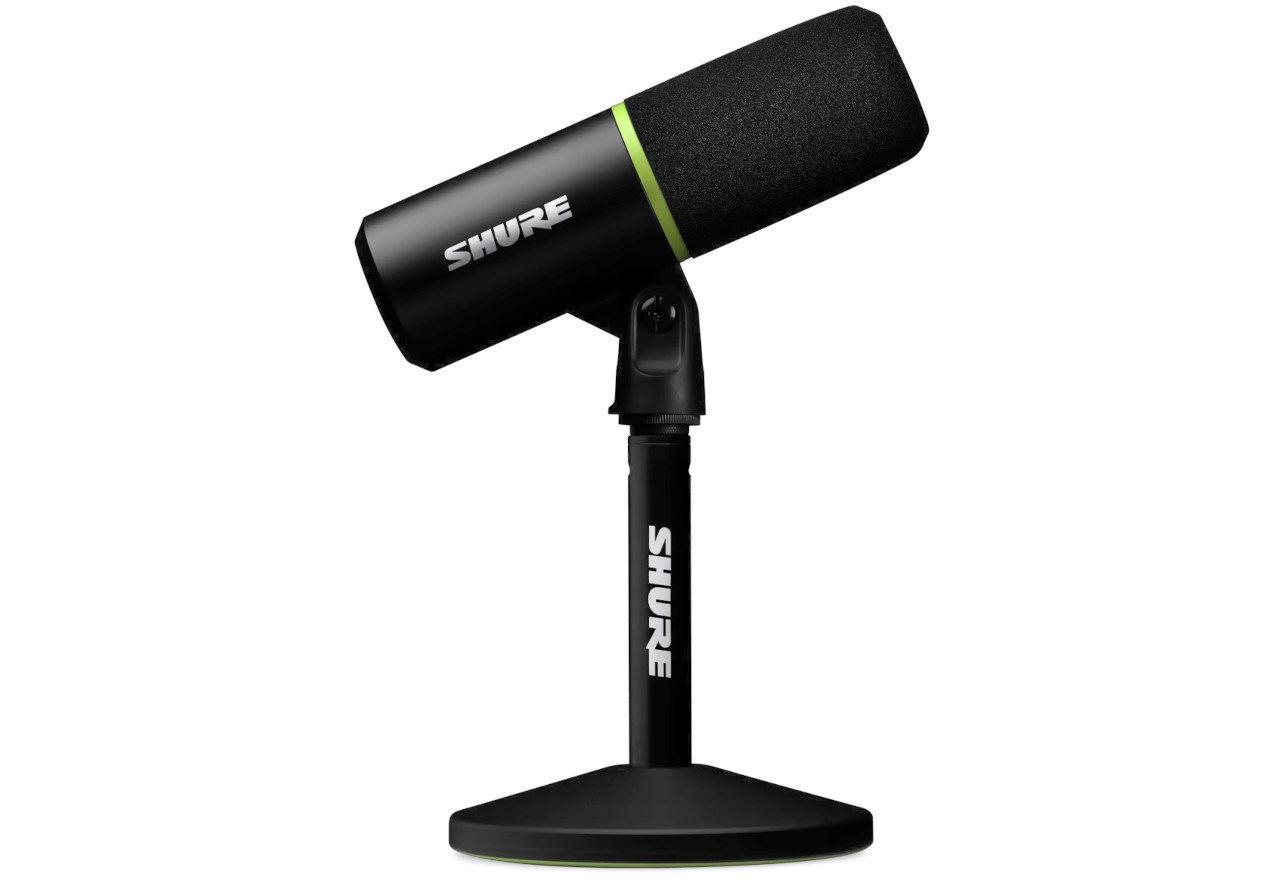 Mikrofon gaming Shure MV6, USB C, dalje kufjesh 3.5mm, i zi