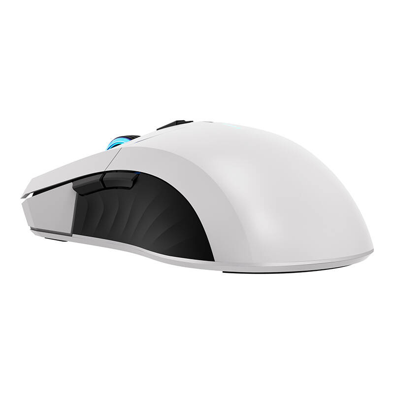 Maus gaming Thunderobot ML702, wireless dhe me kabllo, RGB, i bardhë