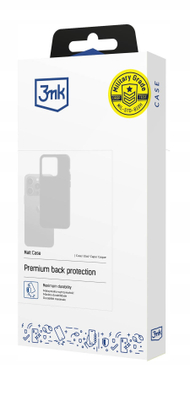 Këllëf telefoni 3mk Matte Case për Google Pixel 9A, TPU, mat, i zi