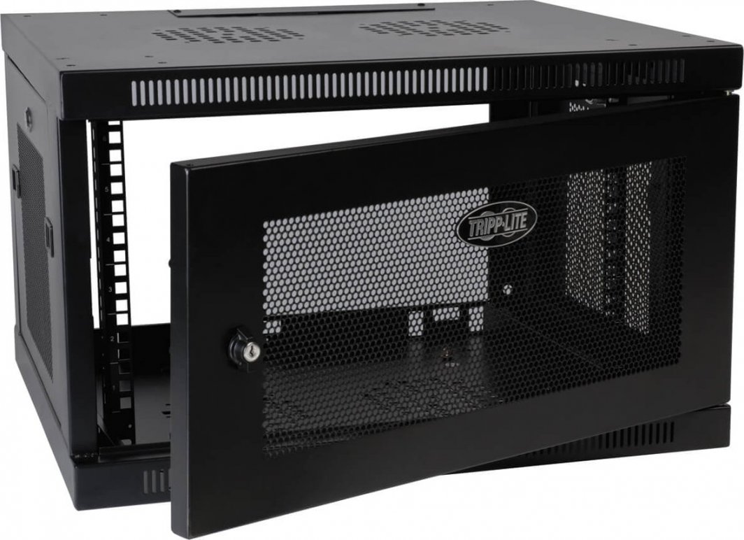 Raft muri Tripp Lite SmartRack SRW6UDP, 6U, profil i ulët, i zi