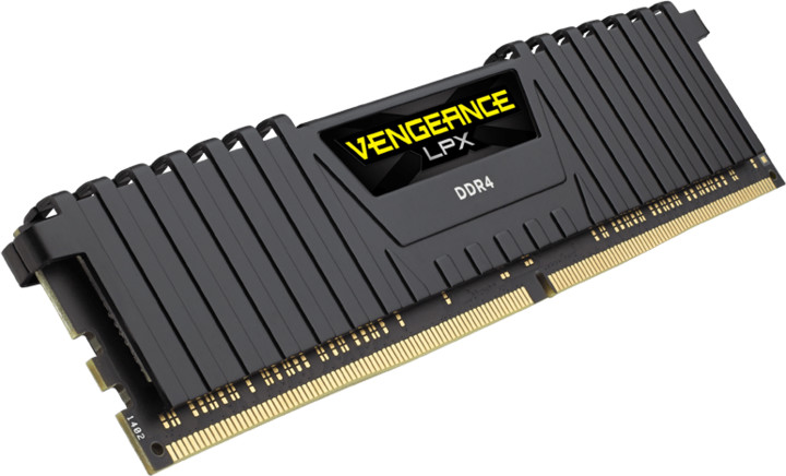 Memorie operative Corsair Vengeance LPX CL16, 2x8 GB DDR4, 3200MHz, e zezë