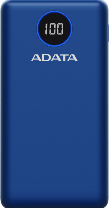Powerbank ADATA P20000QCD, 20000mAh, i kaltër