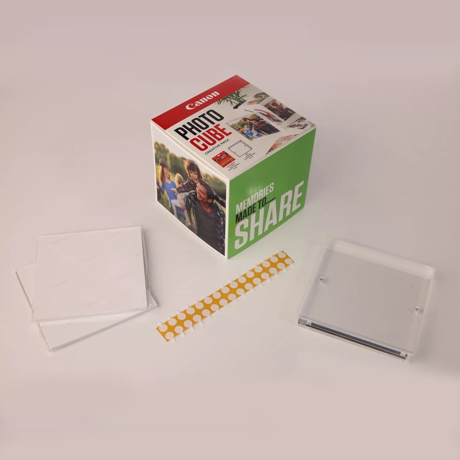 Pako kreative foto Canon 2311B078, letër foto me shkëlqim 13 x 13 cm, 40 fletë, e gjelbër