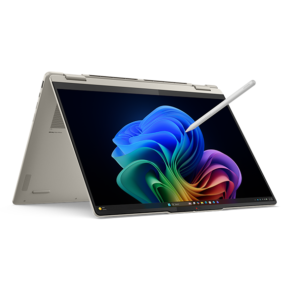 Laptop 2 në 1 Lenovo Yoga 7 16AGP11, 16", AMD Ryzen AI 7 350, 32GB RAM, 1TB SSD, Integrated AMD Radeon 840M Graphics, i argjendtë