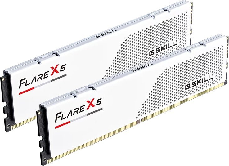 Memorie RAM G.Skill Flare X5 F5-6000J2836G16GX2-FX5W, DDR5 32GB 2x16GB, 6000MHz, e bardhë