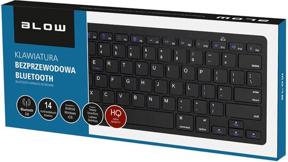 Tastierë Blow BK100, wireless, US, e zezë