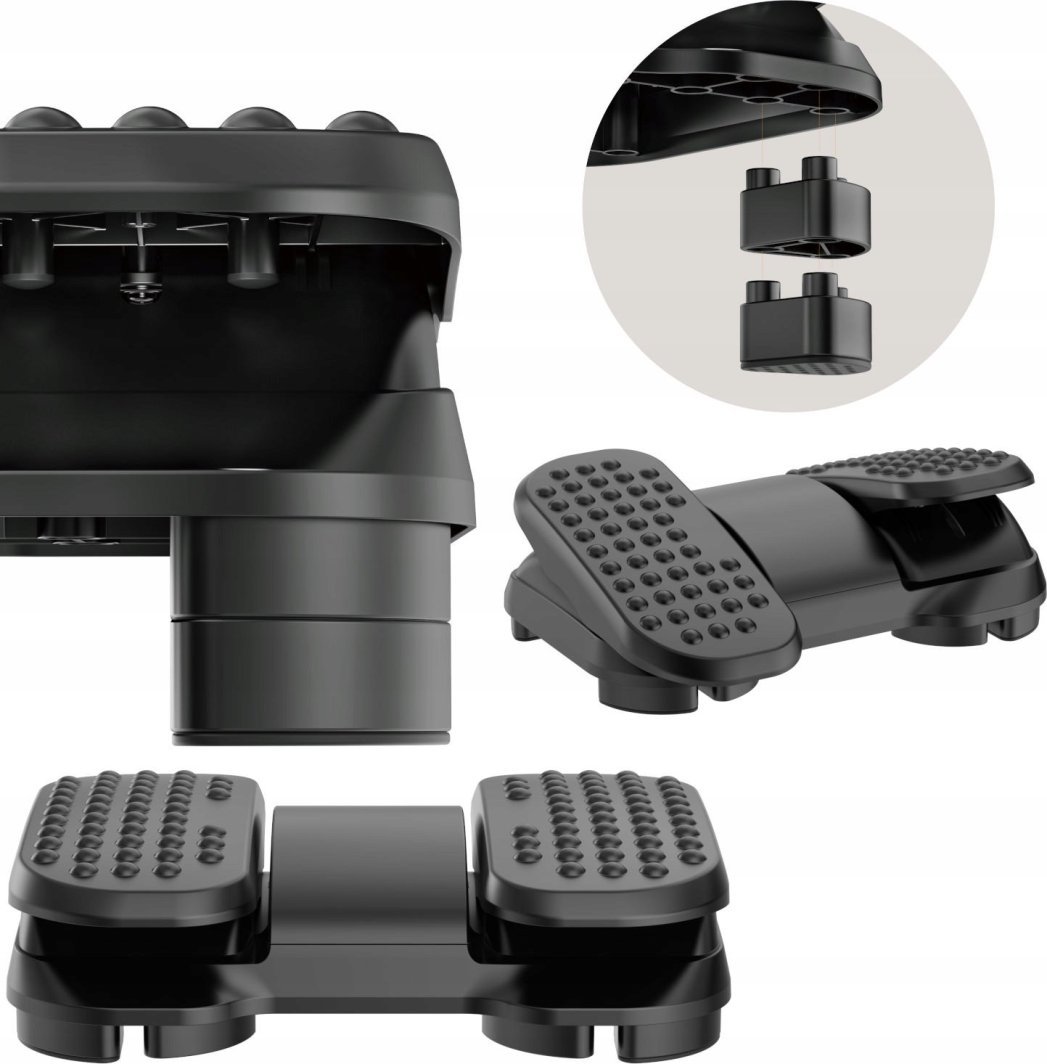 Mbështetëse për këmbë Mozos Office FS6, e zezë