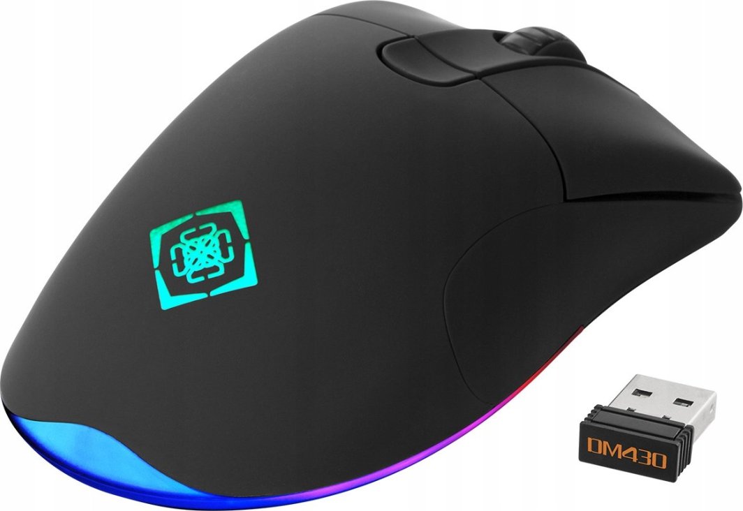 Maus gaming wireless Deltaco Gaming DM430, 16000 DPI, RGB, i zi