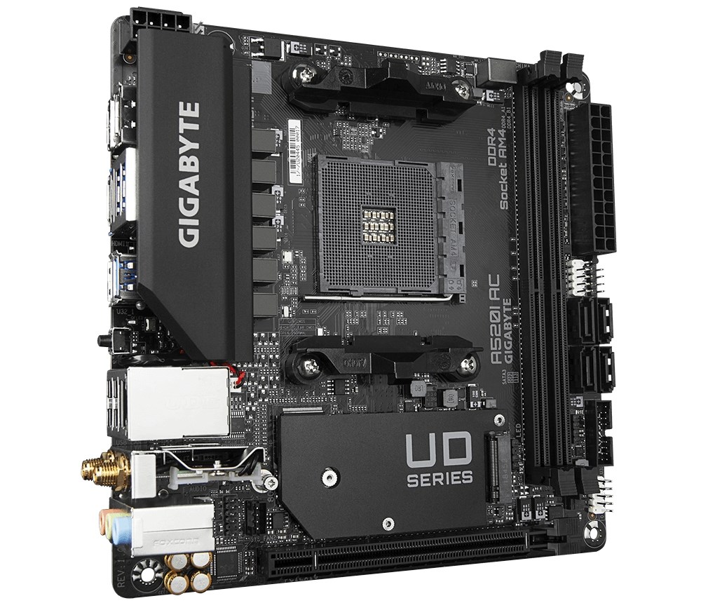 Pllakë amë Gigabyte A520I AC AMD A520 Socket AM4 mini ITX
