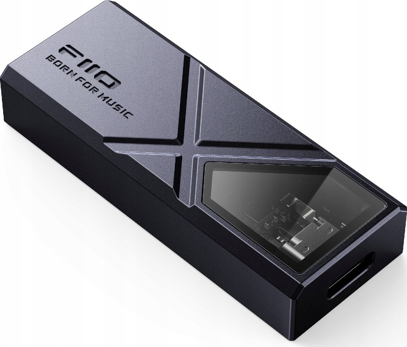 Amplifikator portativ DAC FiiO KA13, dalje 3.5mm dhe 4.4mm, i zi