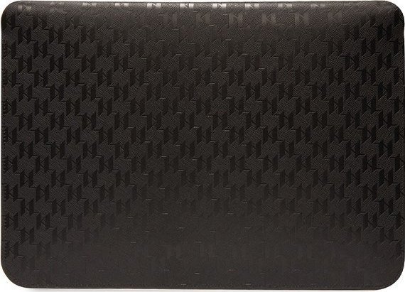 Mbrojtëse laptopi Karl Lagerfeld Saffiano Monogram Ikonik KLCS16SAKHPKK, 16", e zezë