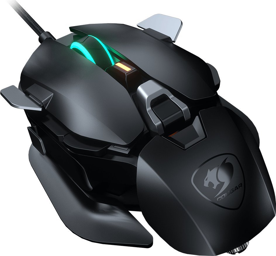 Maus gaming Cougar DualBlader 3M800WOMB.0001, optik, DPI i lartë, i zi