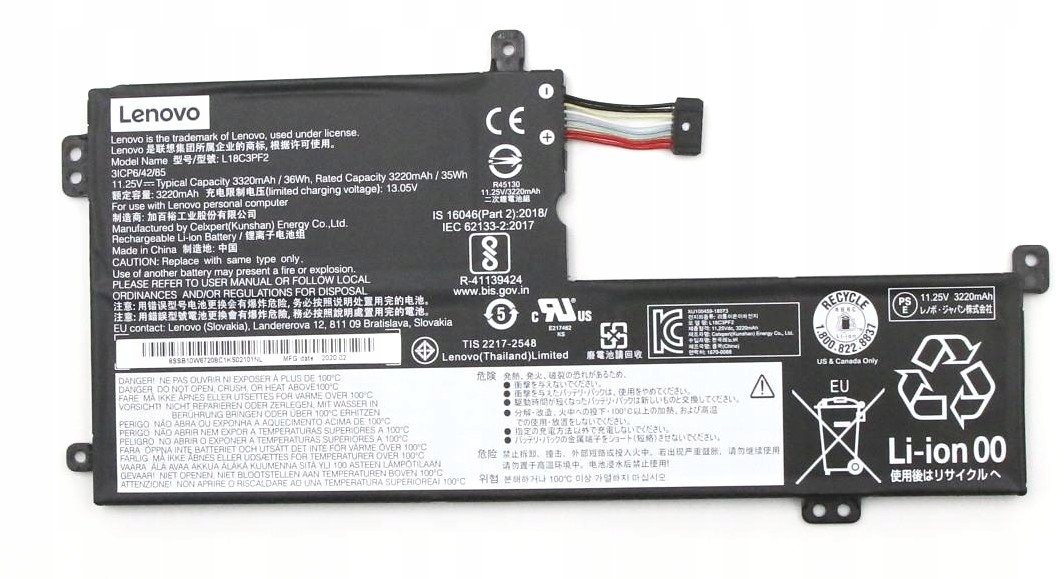 Bateri laptopi Lenovo L340, 11.25V, 36Wh, 3 cell