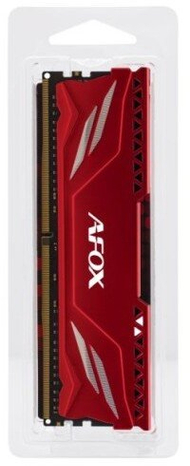 Memorie RAM Afox Gaming DDR4 16GB, 3200MHz, CL16, e kuqe