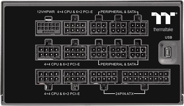 Burim energjie Thermaltake Toughpower iRGB PLUS Titanium PS-TPI-1250F3FDTE-1 ATX 3.0, 1250W