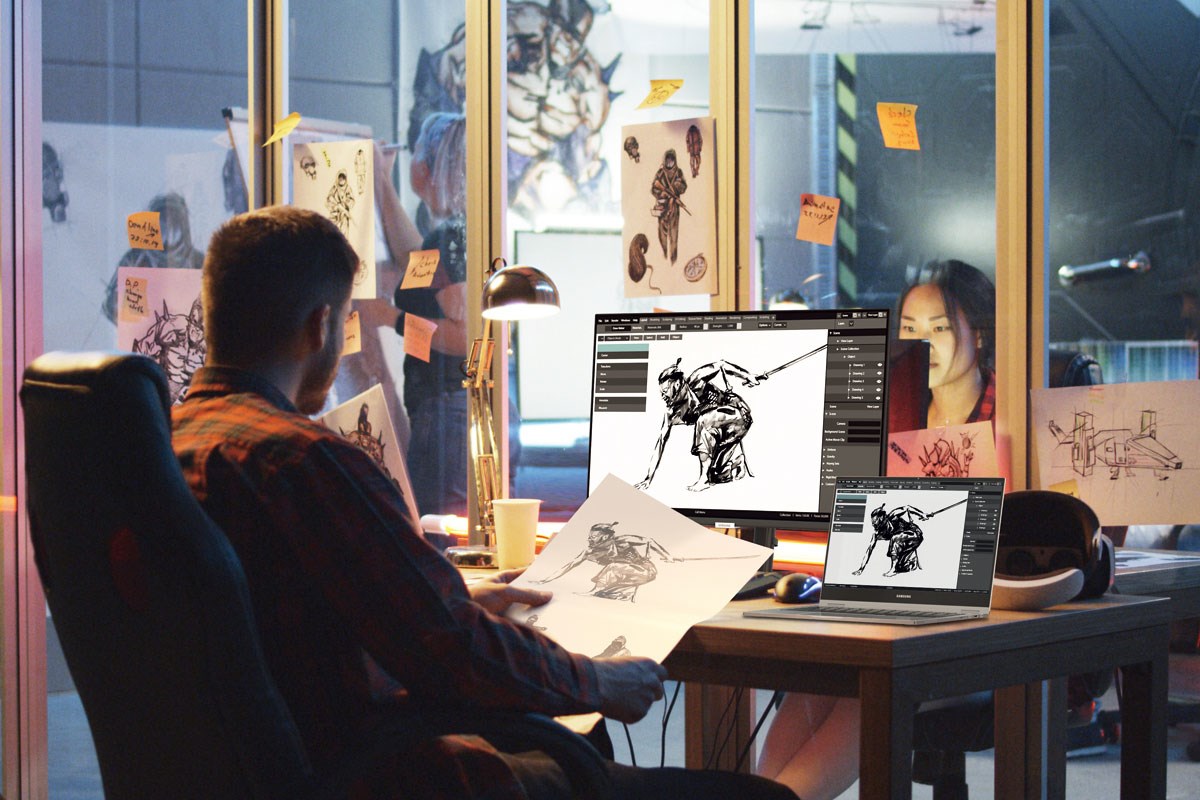 Monitor Samsung LS32B800PXU computer, 32", 3840 x 2160, i zi